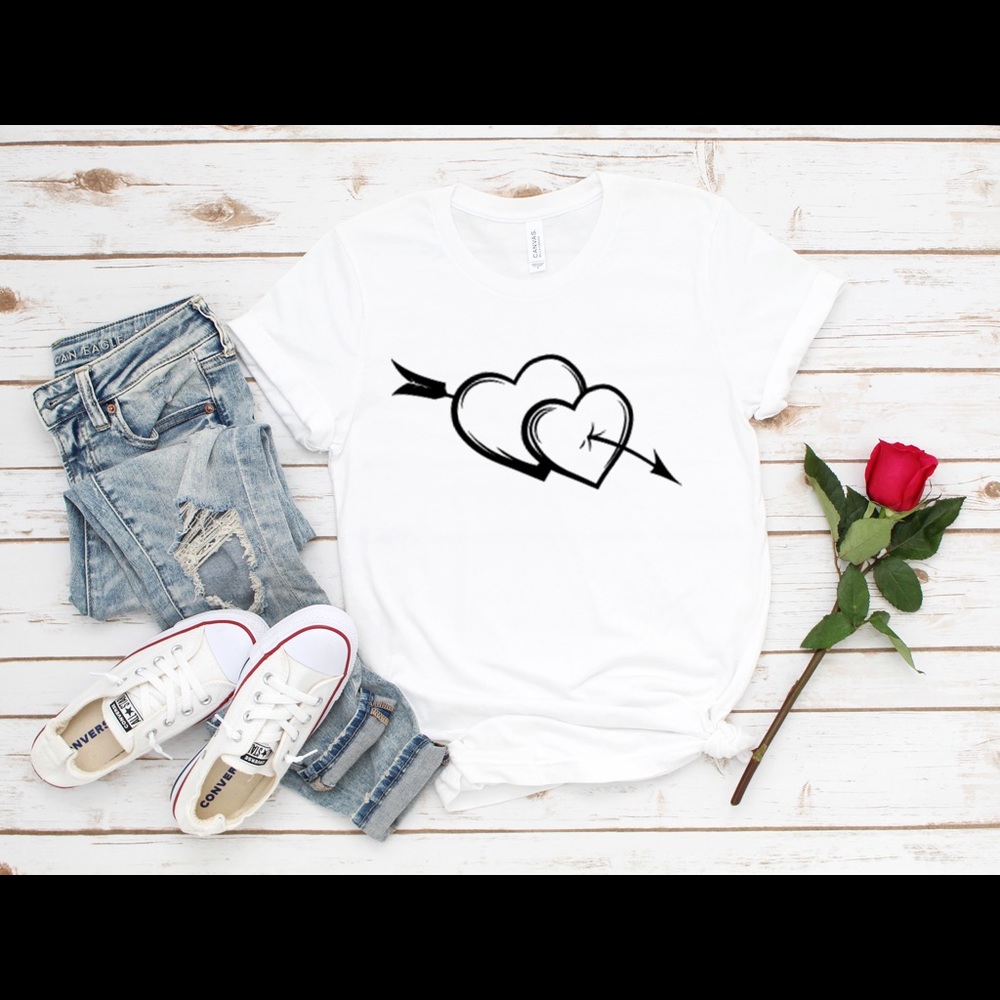 2 Hearts T-shirt’s